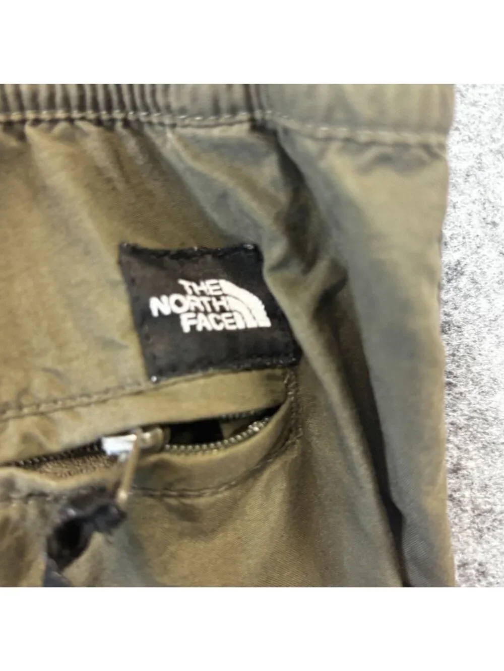 The North Face Mens Large Paramount Convertible Pants Green Hiking Outdoor